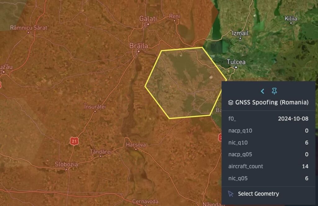 Tulcea–Babadag region (October 8, 2024)