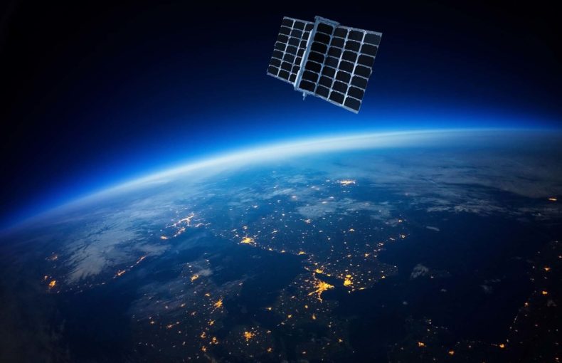 Lemur satellite in space