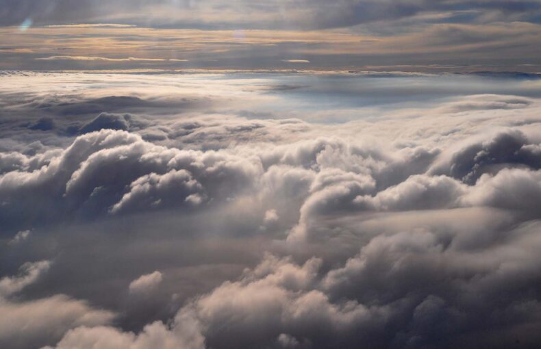 View above the clouds