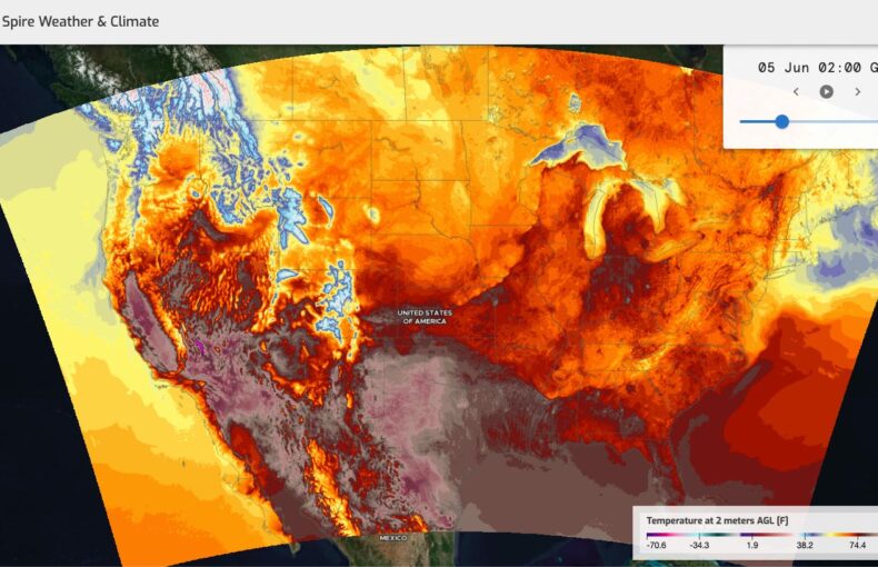 Spire High-Resolution Forecast data over USA