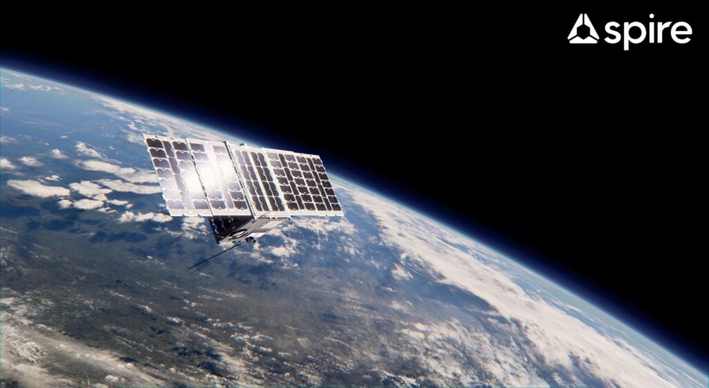 Spire satellite in orbit